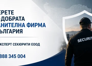 Изберете най-добрата охранителна фирма за България | expertsecurity.bg
